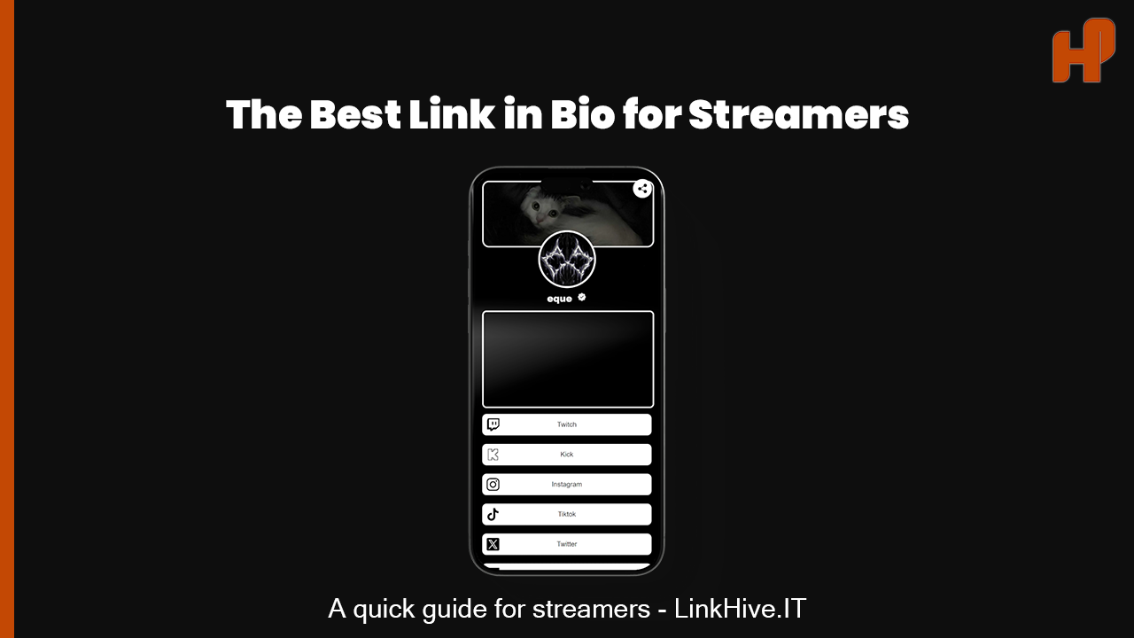 Best Link in Bio for Streamers | LinkHive vs Linktree Comparison — cover image